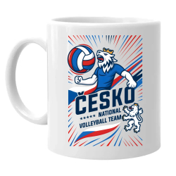 Česko - national volleyball team - hrnek s potiskem