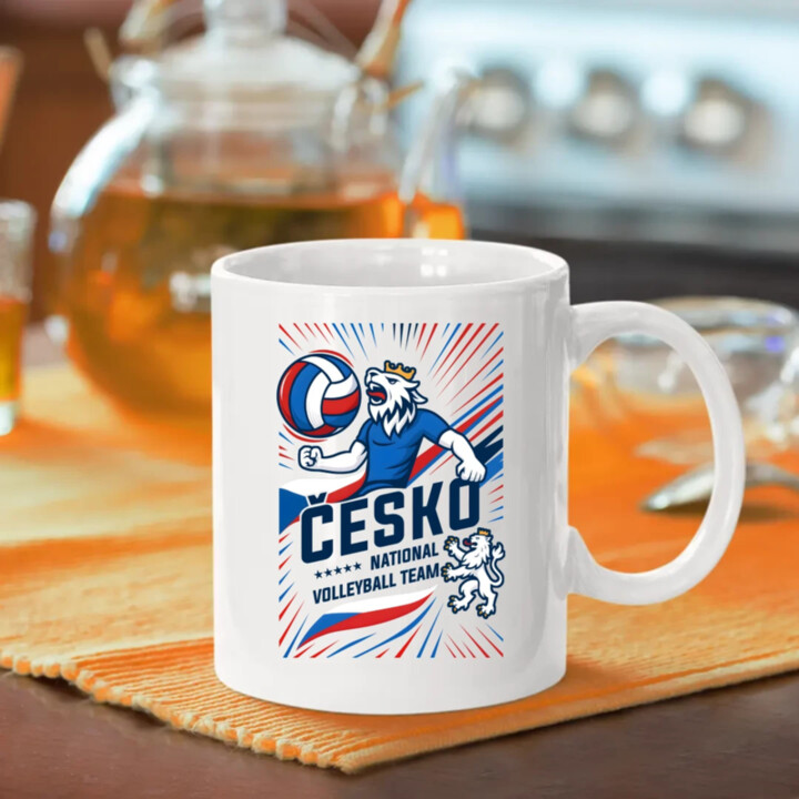 Česko - national volleyball team - hrnek s potiskem