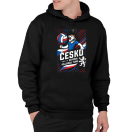 Česko - national volleyball team - pánská mikina s potiskem