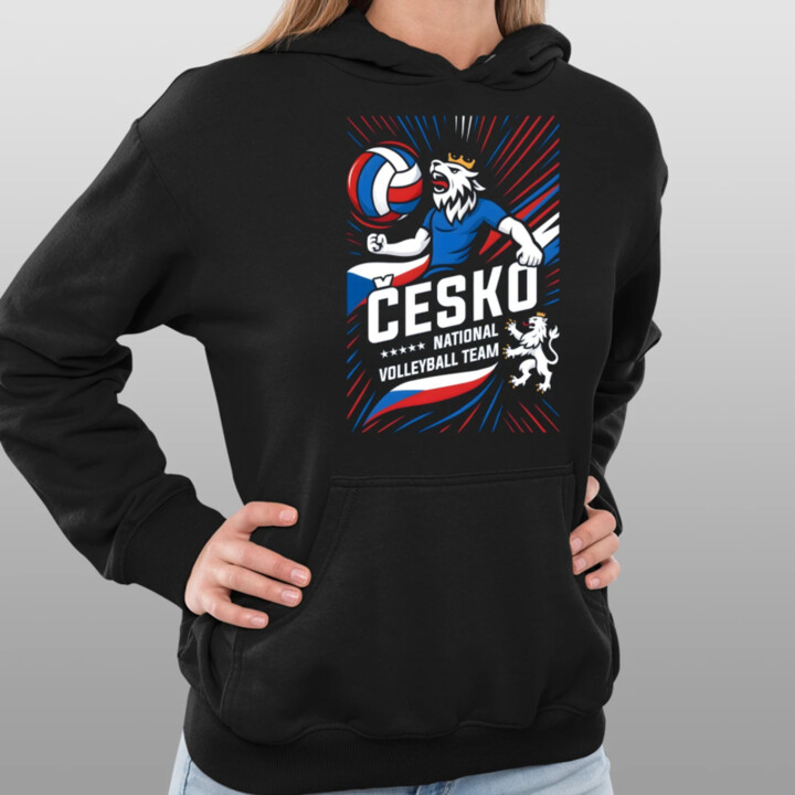 Česko - national volleyball team - dámská mikina s potiskem