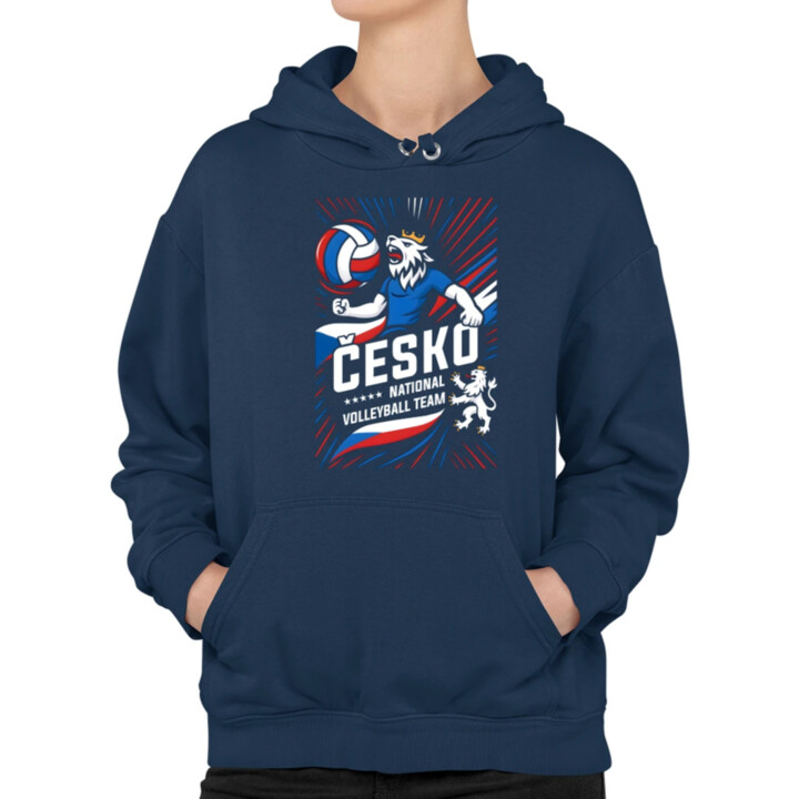 Česko - national volleyball team - dámská mikina s potiskem
