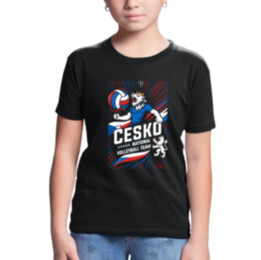 Česko - national volleyball team - dětské tričko s potiskem