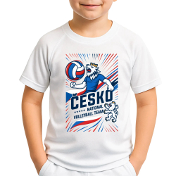 Česko - national volleyball team - dětské sportovní tričko s potiskem