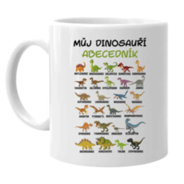 Můj dinosauří abecedník - hrnek s potiskem