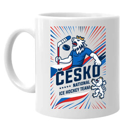 Česko - national ice hockey team - hrnek s potiskem