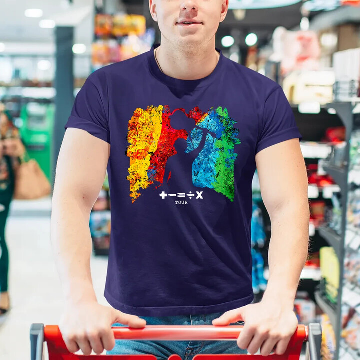 The Mathematics Tour - pánské tričko s potiskem pro fanoušky Eda Sheerana