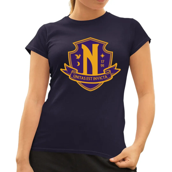 Unitas Est Invicta - Nevermore Academy  - dámské tričko s potiskem