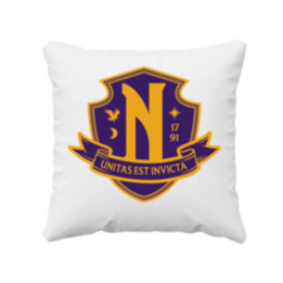 Unitas Est Invicta - Nevermore Academy - polštář s potiskem