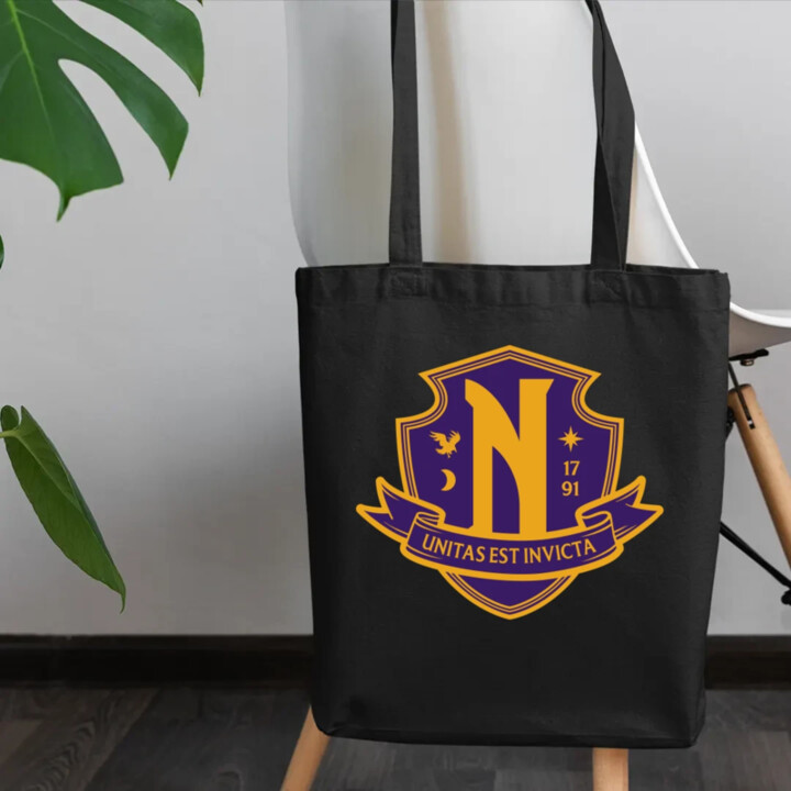 Unitas Est Invicta - Nevermore Academy - taška s potiskem
