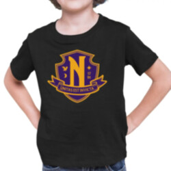 Unitas Est Invicta - Nevermore Academy - dětské tričko s potiskem
