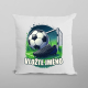 Fotbal (jméno) - míč a hřiště - polštář s potiskem - personalizovaný produkt