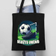 Fotbal (jméno) - míč a hřiště - taška s potiskem - personalizovaný produkt