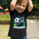 Fotbal (jméno) - míč a hřiště - dětské tričko s potiskem - personalizovaný produkt