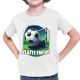 Fotbal (jméno) - míč a hřiště - dětské tričko s potiskem - personalizovaný produkt