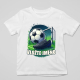 Fotbal (jméno) - míč a hřiště - dětské tričko s potiskem - personalizovaný produkt