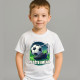 Fotbal (jméno) - míč a hřiště - dětské sportovní tričko s potiskem - personalizovaný produkt