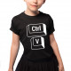 CTRL+V - dcera - dětské tričko s potiskem