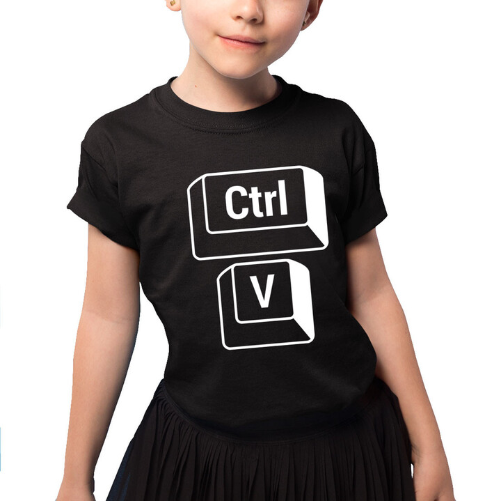 CTRL+V - dcera  - dětské tričko s potiskem