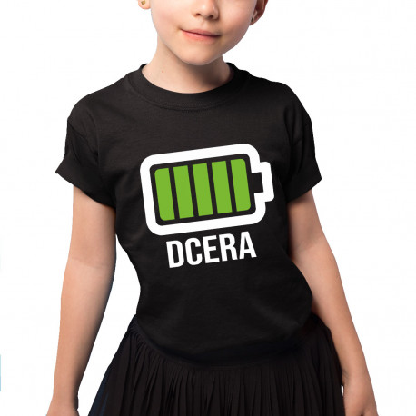 Baterie - dcera - dětské tričko s potiskem