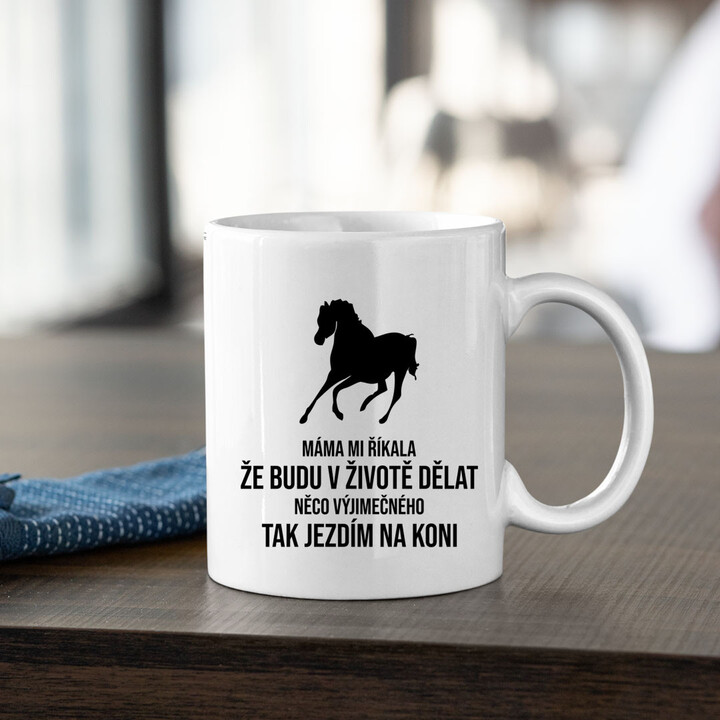 Jezdím na koni - hrnek