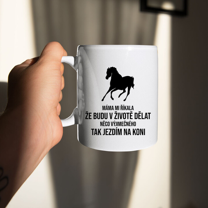 Jezdím na koni - hrnek