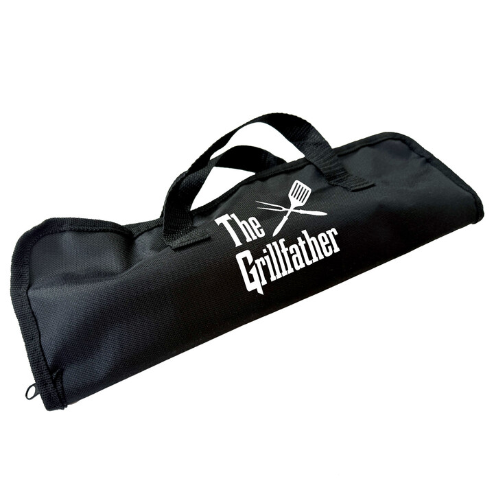 The Grillfather - grilovací nářadí v pouzdře s potiskem