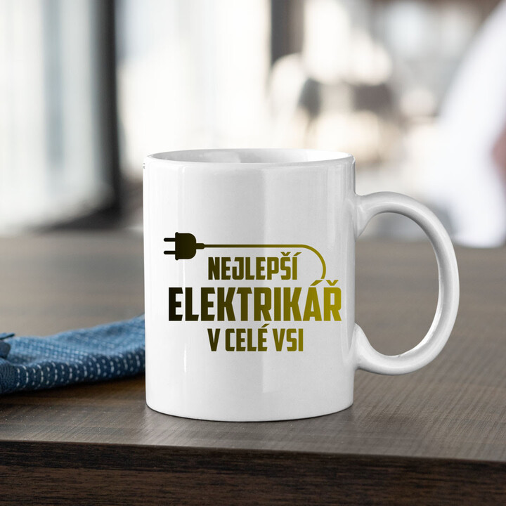 Nejlepší elektrikář v celé vsi - hrnek