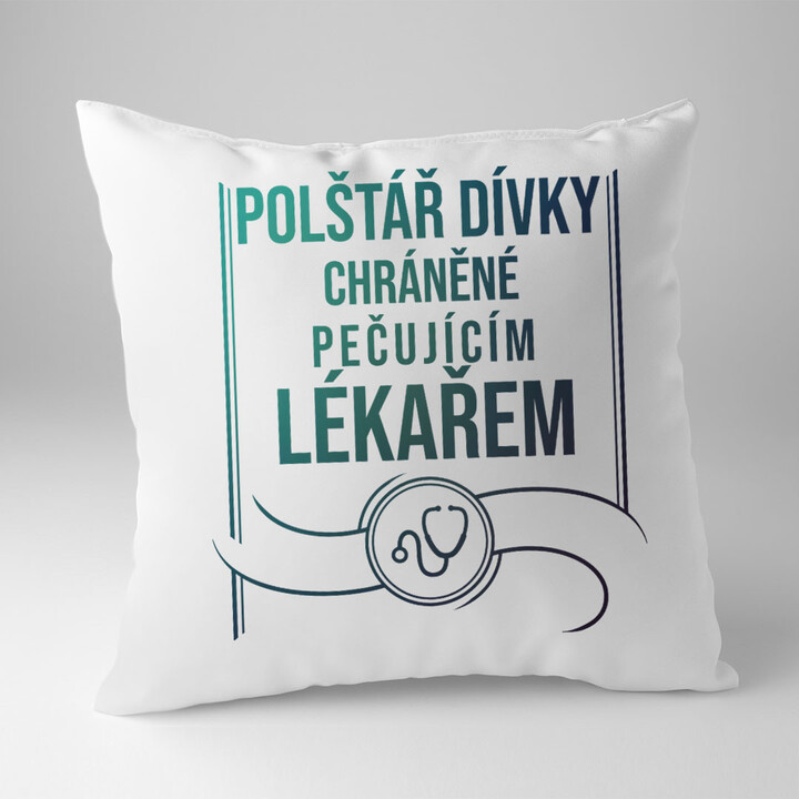 Polštář dívky chráněné pečujícím lékařem - polštář