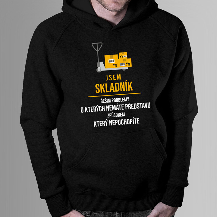 Jsem skladník - řeším problémy - pánská mikina