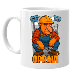 Se to opraví  - hrnek s potiskem