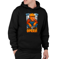 Se to opraví - pánská mikina s potiskem