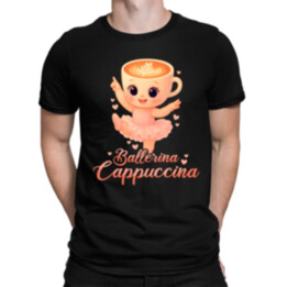 Cappuccina Ballerina Baby V2 - Italian Brainrot - balerína šálek - dětské tričko s potiskem - pánské tričko s potiskem