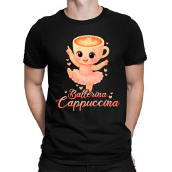 Cappuccina Ballerina Baby V2 - Italian Brainrot - balerína šálek - dětské tričko s potiskem - pánské tričko s potiskem