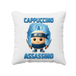 Cappuccino Assassino Baby - Italian Brainrot - ninja kelímek - polštář s potiskem
