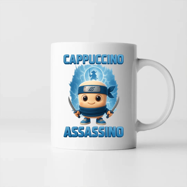 Cappuccino Assassino Baby - Italian Brainrot - ninja kelímek - hrnek s potiskem