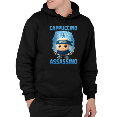 Cappuccino Assassino Baby - Italian Brainrot - ninja kelímek - pánská mikina s potiskem