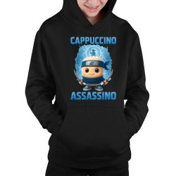 Cappuccino Assassino Baby - Italian Brainrot - ninja kelímek - dětská mikina s kapucí