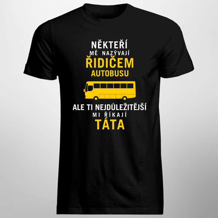 Někteří mě nazývají řidičem autobusu - táta - pánské tričko s potiskem