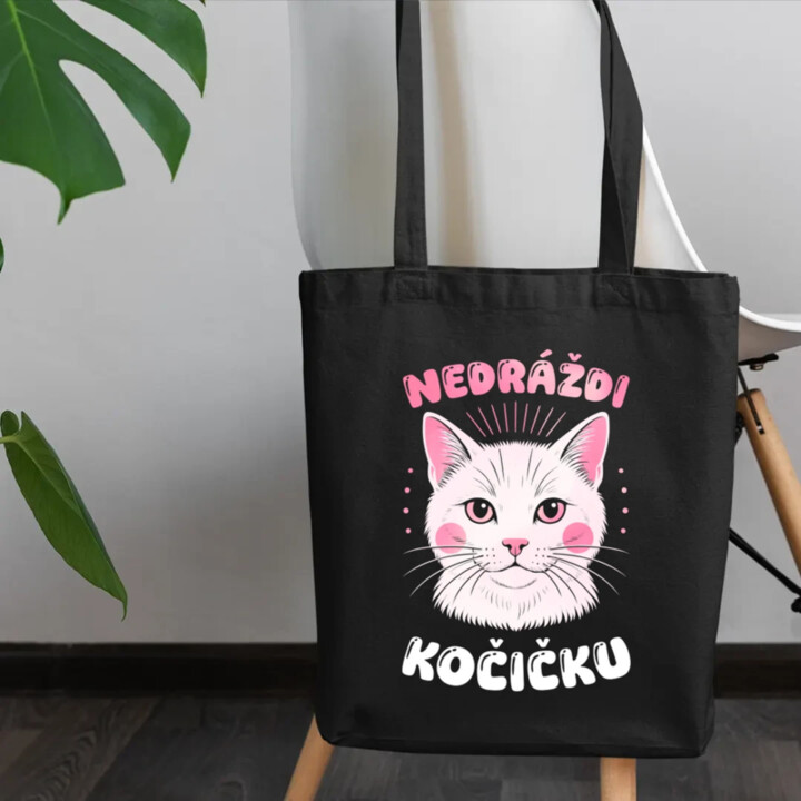 Nedráždi kočičku - taška s potiskem