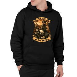 Moje hudba je řev motoru V2 - pánská mikina s potiskem