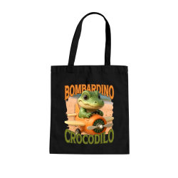 Baby Bombardino Crocodilo - Italian Brainrot - krokodýl bombardér - taška s potiskem