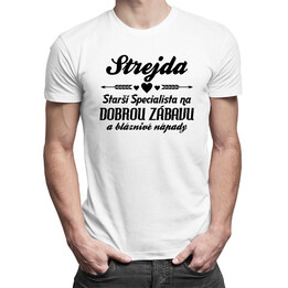 Strejda - starší specialista - pánské tričko s potiskem
