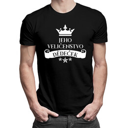 Jeho veličenstvo dědeček  - Pánská trička  s potiskem