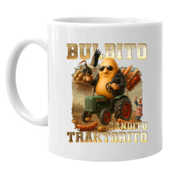 Bulbito bandito traktorito - brambor traktorista bandita - Italian Brainrot - hrnek s potiskem