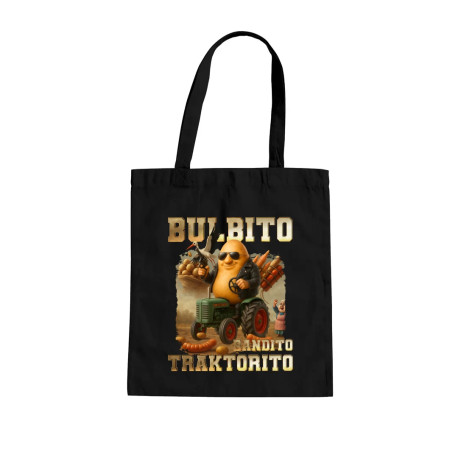 Bulbito bandito traktorito - brambor traktorista bandita - Italian Brainrot - taška s potiskem