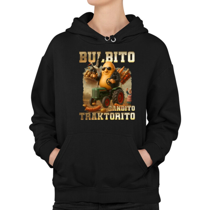 Bulbito bandito traktorito - brambor traktorista bandita - Italian Brainrot - dámská mikina s potiskem