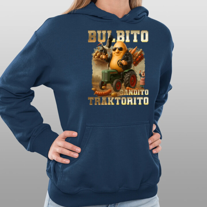 Bulbito bandito traktorito - brambor traktorista bandita - Italian Brainrot - dámská mikina s potiskem