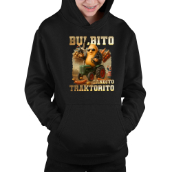 Bulbito bandito traktorito - brambor traktorista bandita - Italian Brainrot - dětská mikina s kapucí