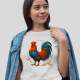 Kohout  - dámské tričko s potiskem