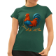 Kohout  - dámské tričko s potiskem